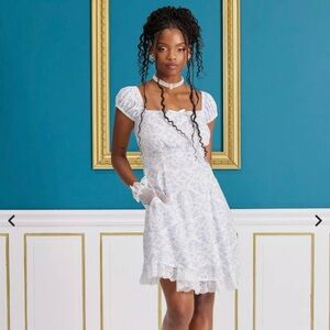 Her Universe Bridgerton Lace Trimmed Dress